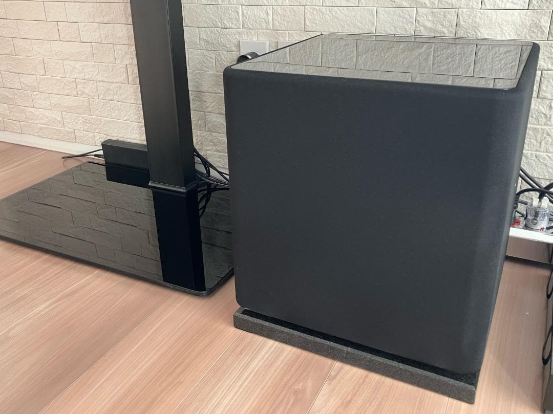 高級 天然黒御影石 オーディオボード●350×350×22●5面磨き　送料無料