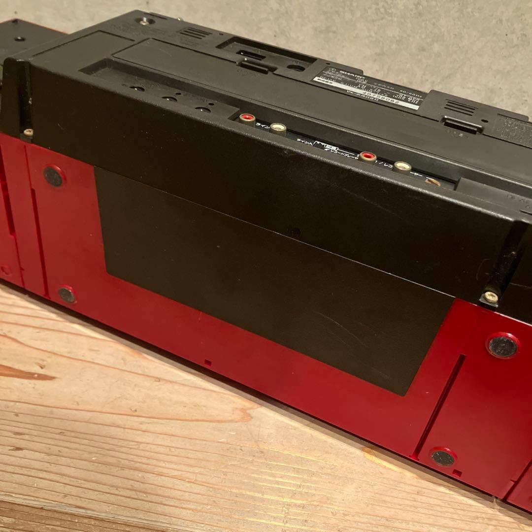 SHARP QT-88 MK Ⅱ　 ダブルラジカセ 昭和レトロ　希少　昭和家電