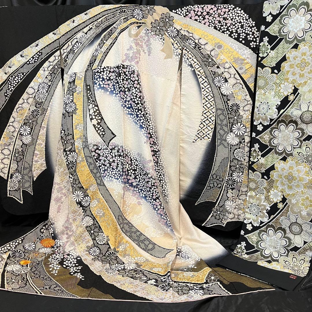 ◾️振袖フルセット■豪華絞り刺繍■熨斗■古典■成人式振り袖■振袖一式