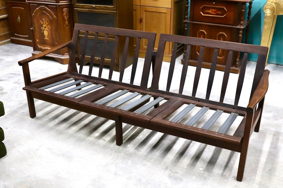 GMHS533C○オールドマルニ / maruni 孔雀 60年代 3人掛けソフ