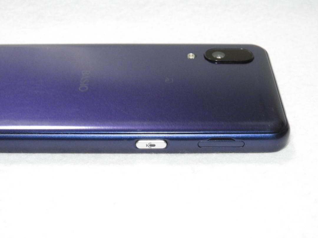 SHARP BASIO active2 au SHG12 ブルー SIMフリー