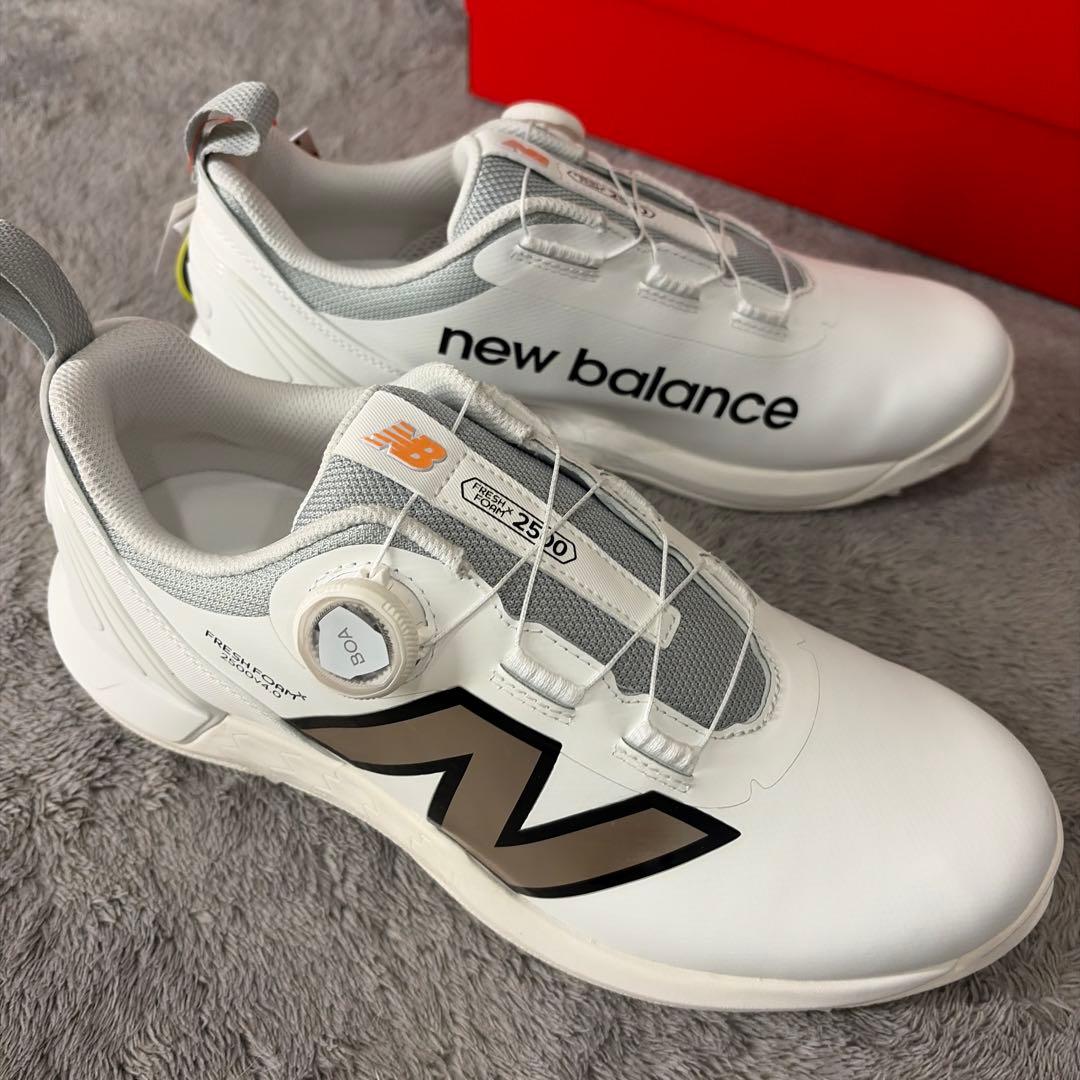 ニューバランスゴルフ X2500 v4 SL ボア Boa スパイクレス