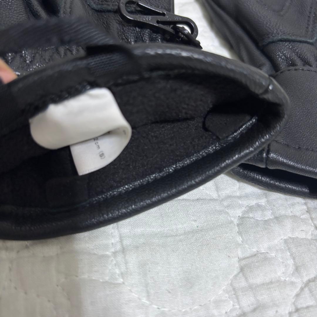 【極希少】ノースフェイス レザーグローブ レザー ブラック NN86104 S