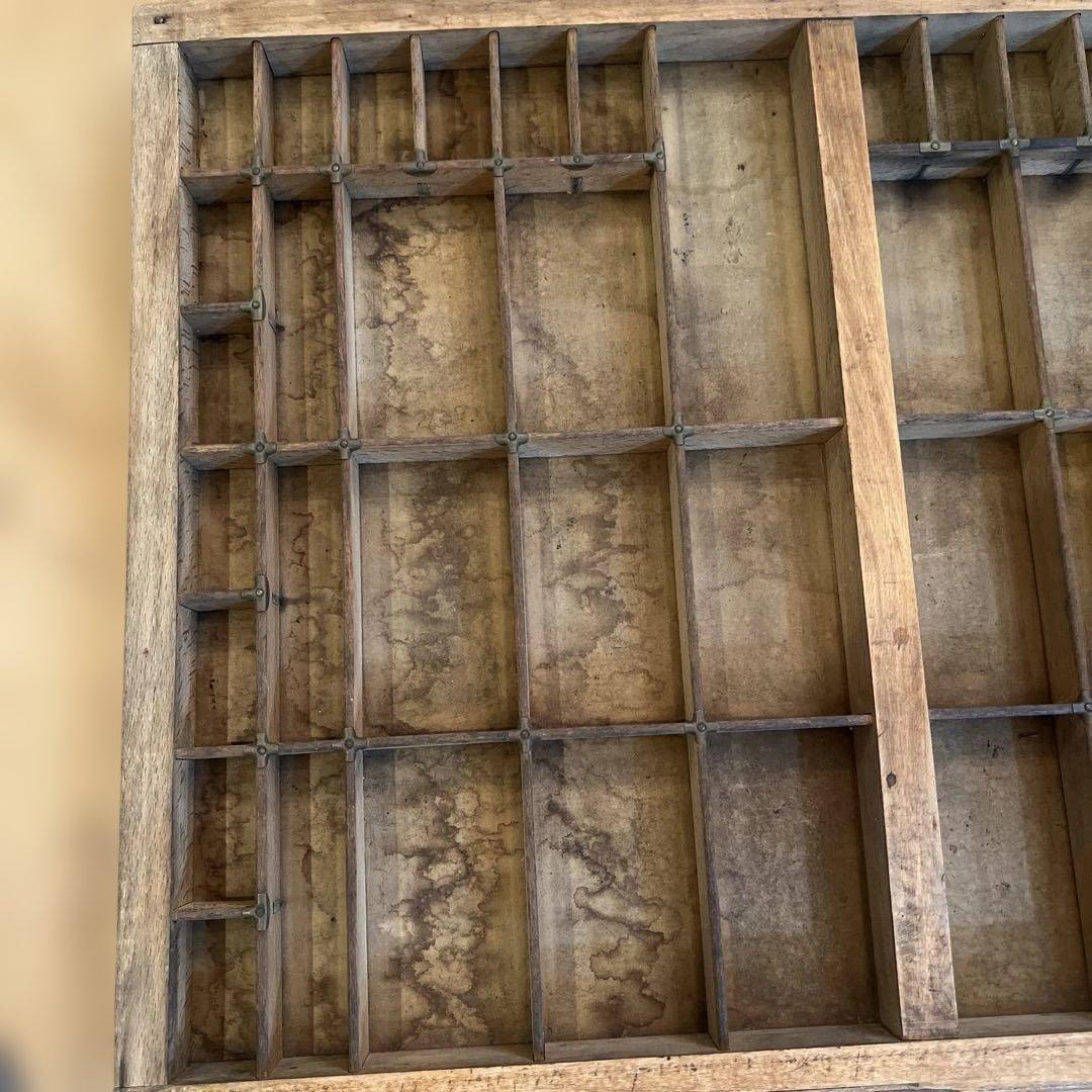 英国アンティークプリンタートレイ