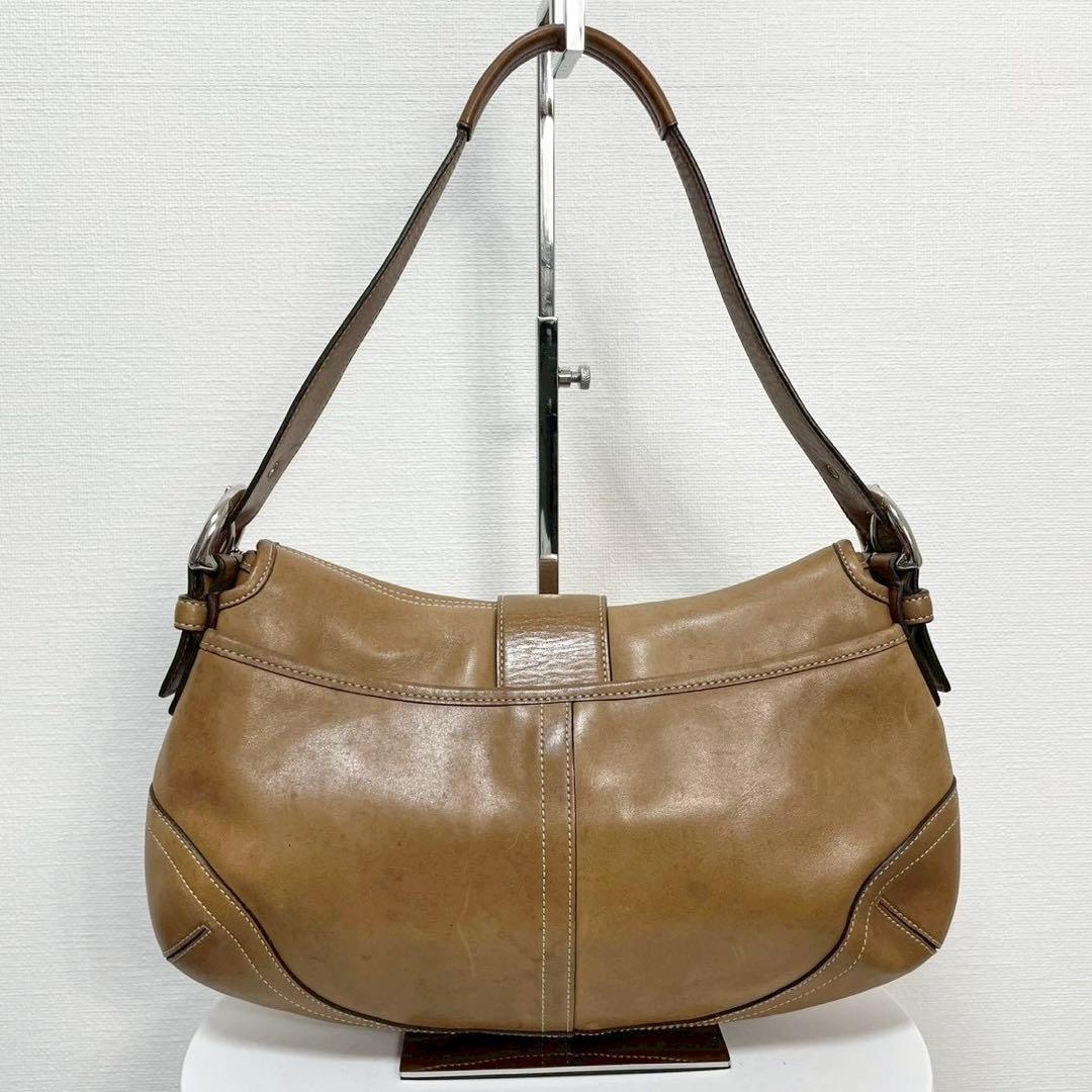 y2k❤️ COACH ソーホー レザー フラップ ショルダーバッグ