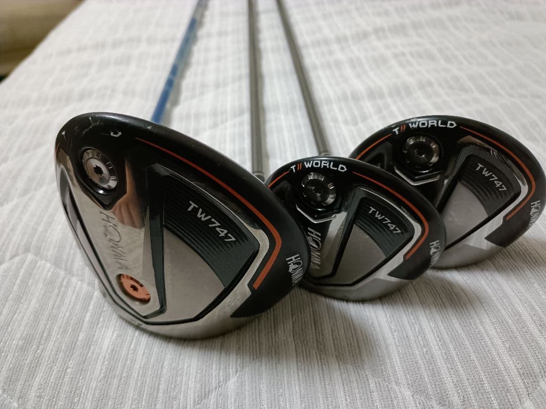 TW747　HONMAホンマゴルフ　ドライバー,3番5番ウッド 3本セット　S