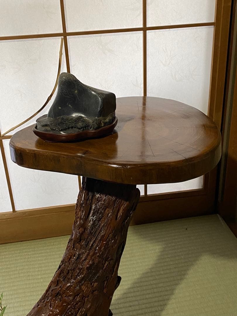 盆栽台　天然素材