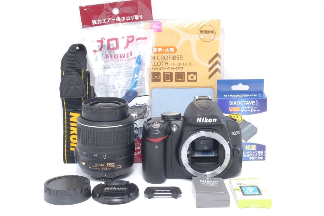 ⭐️Nikon ニコン D3000⭐️レンズキット 一眼レフデビュー スマホ転送