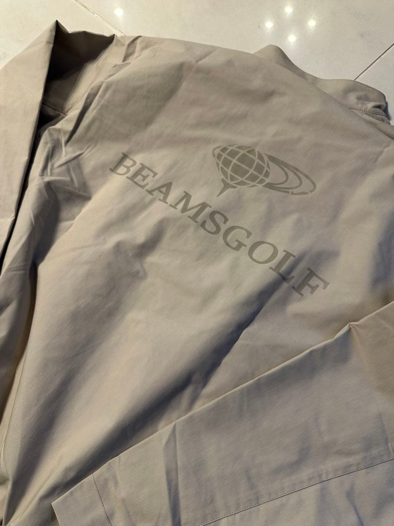 ビームスゴルフORANGE LABEL 撥水 スタンドカラー スイング ブルゾン