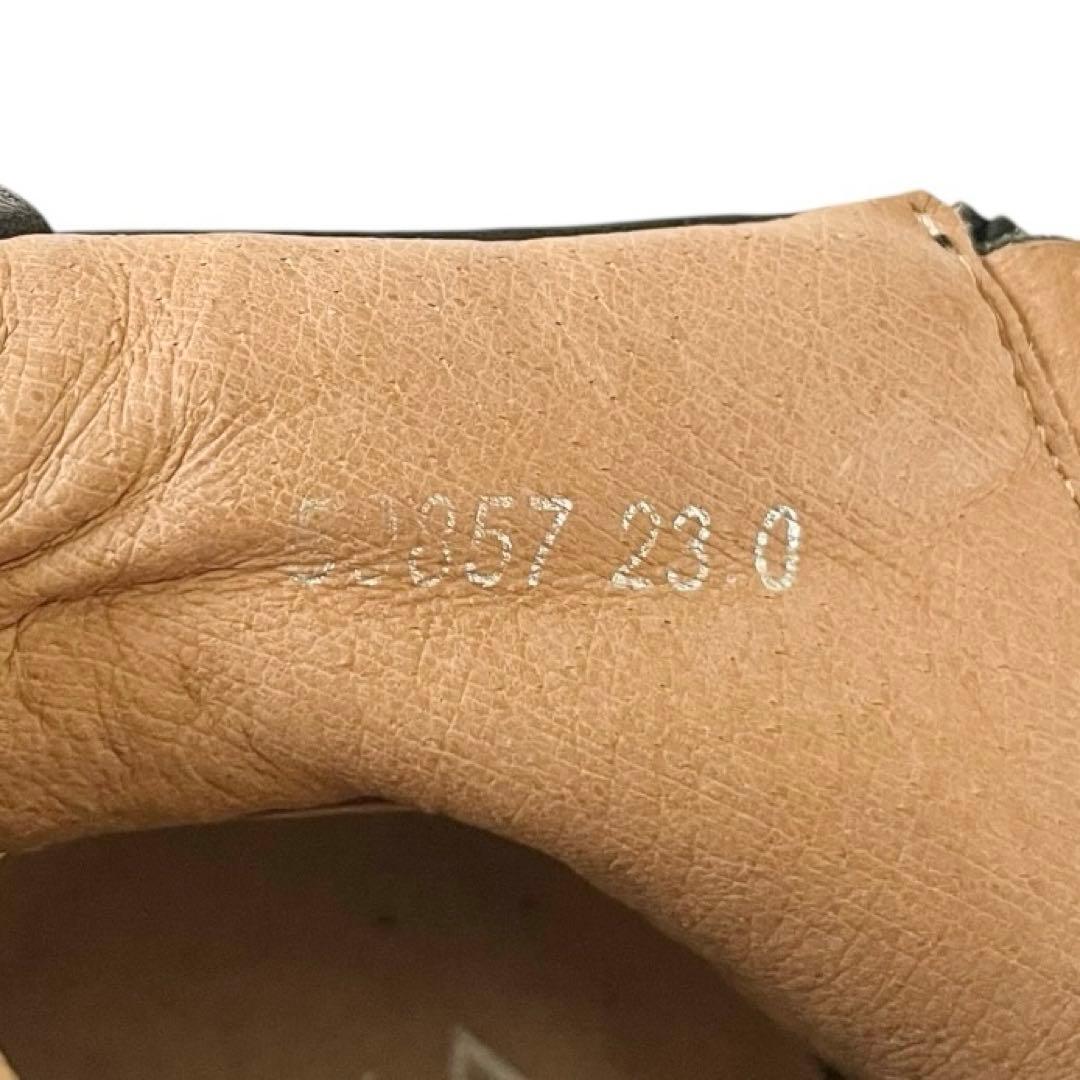 【極美品】◾️サヤ◾️ショートブーツ◾️レースアップ◾️サイドジップ◾️レザー◾️ブラック