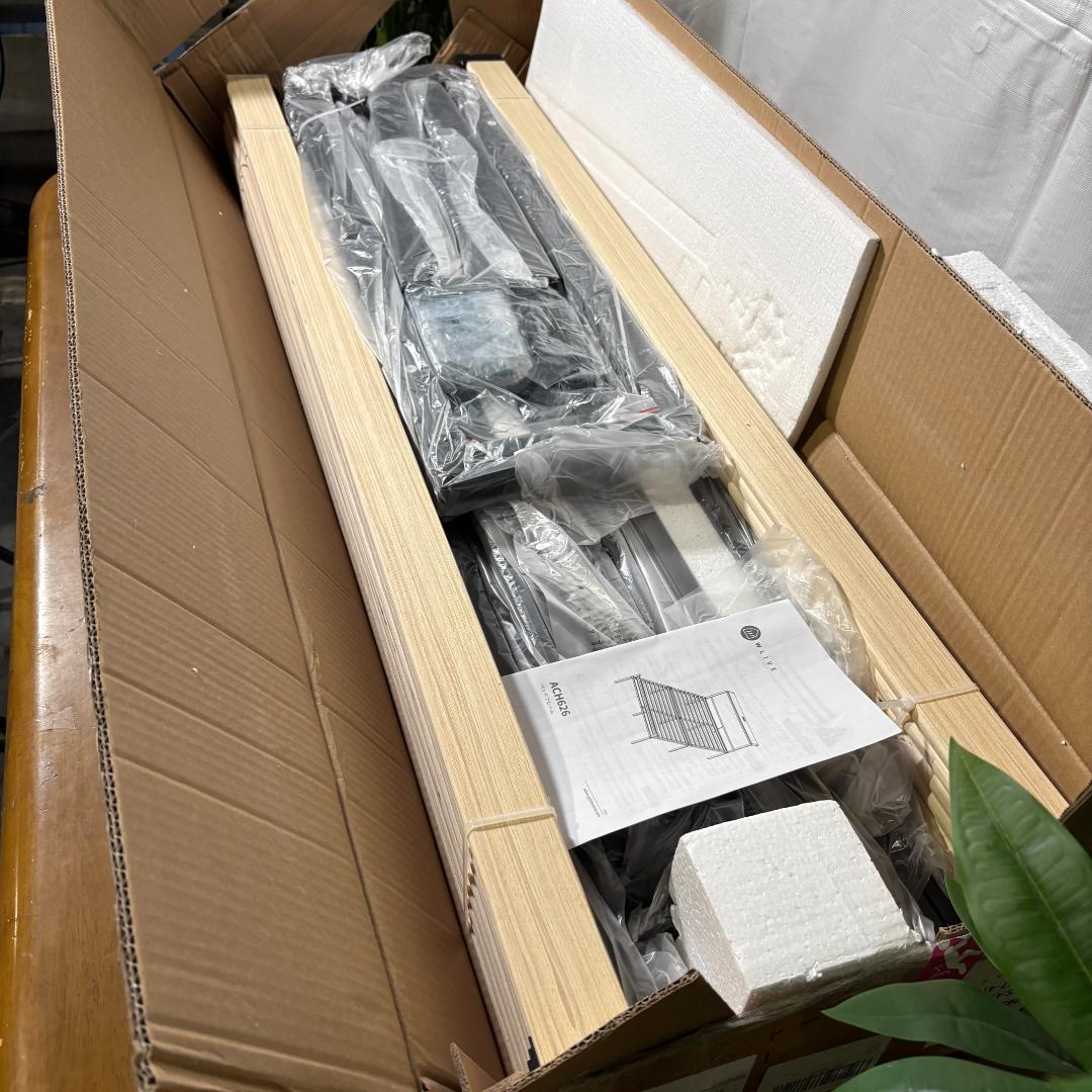 WLIVE ベッドフレーム 宮棚付き 2口コンセント すのこベッド セミダブル