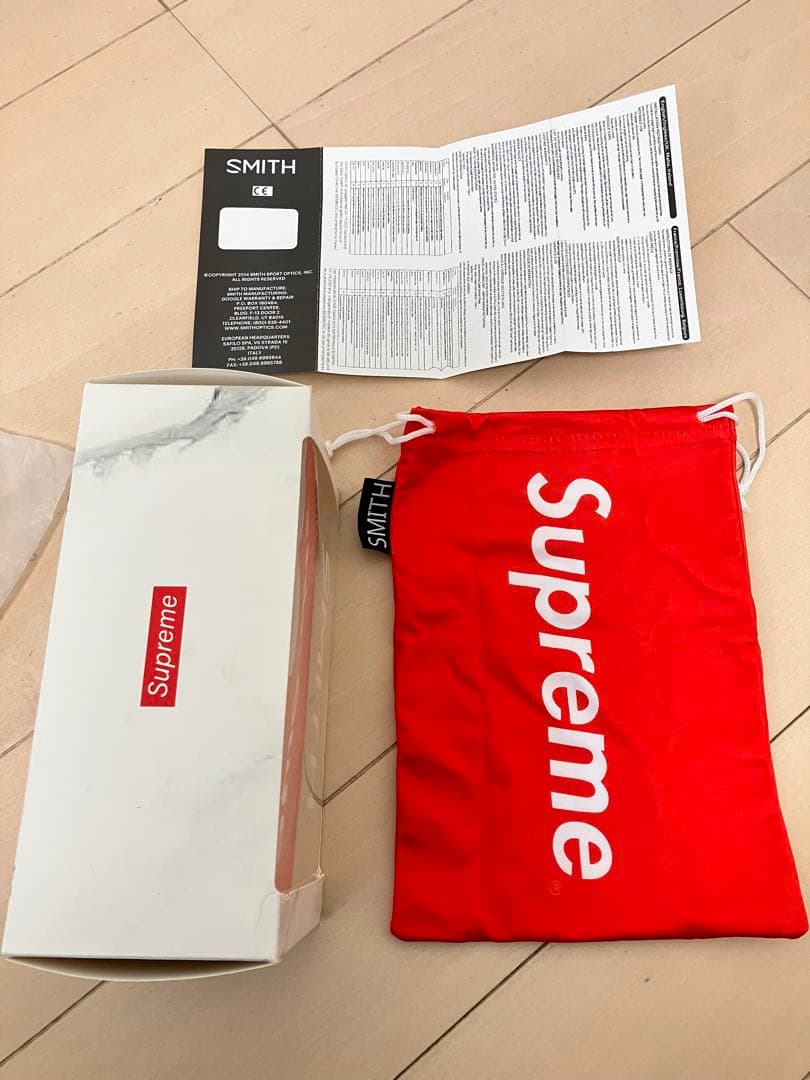新品未使用品！SMITH Supreme スミス　シュプリーム　ゴーグル
