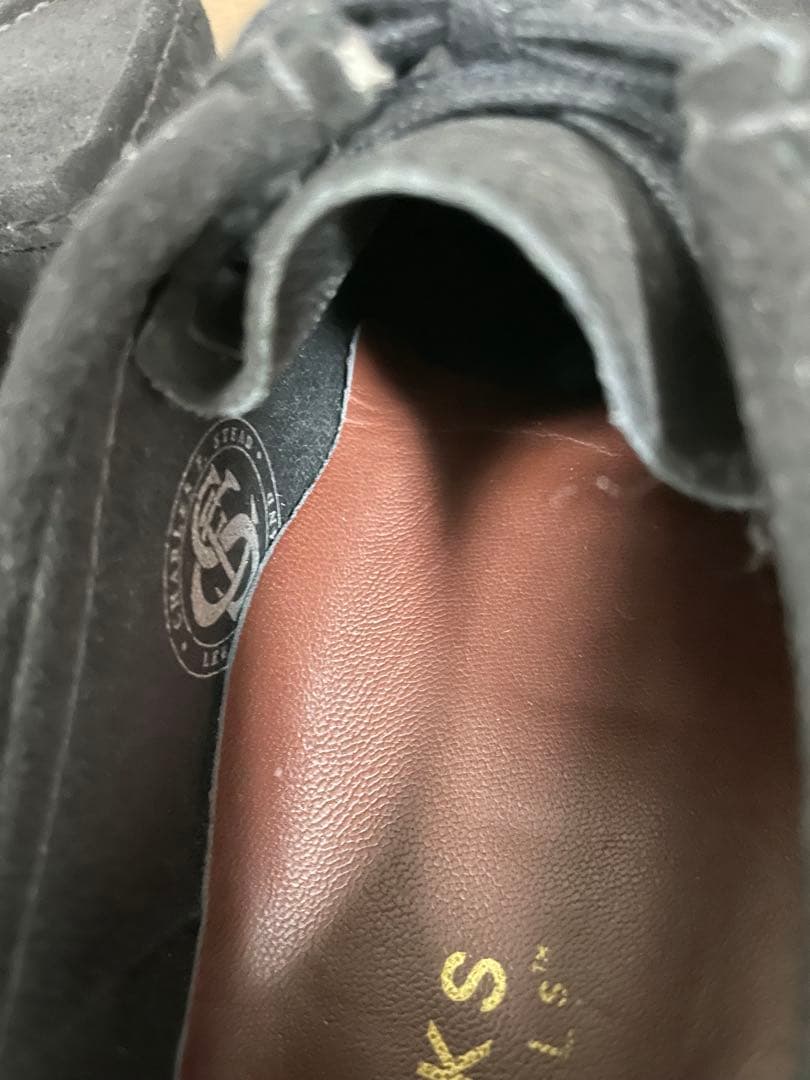 CLARKS WALLABEEクラークス　ワラビー　ブラックスエードサイズ7.5