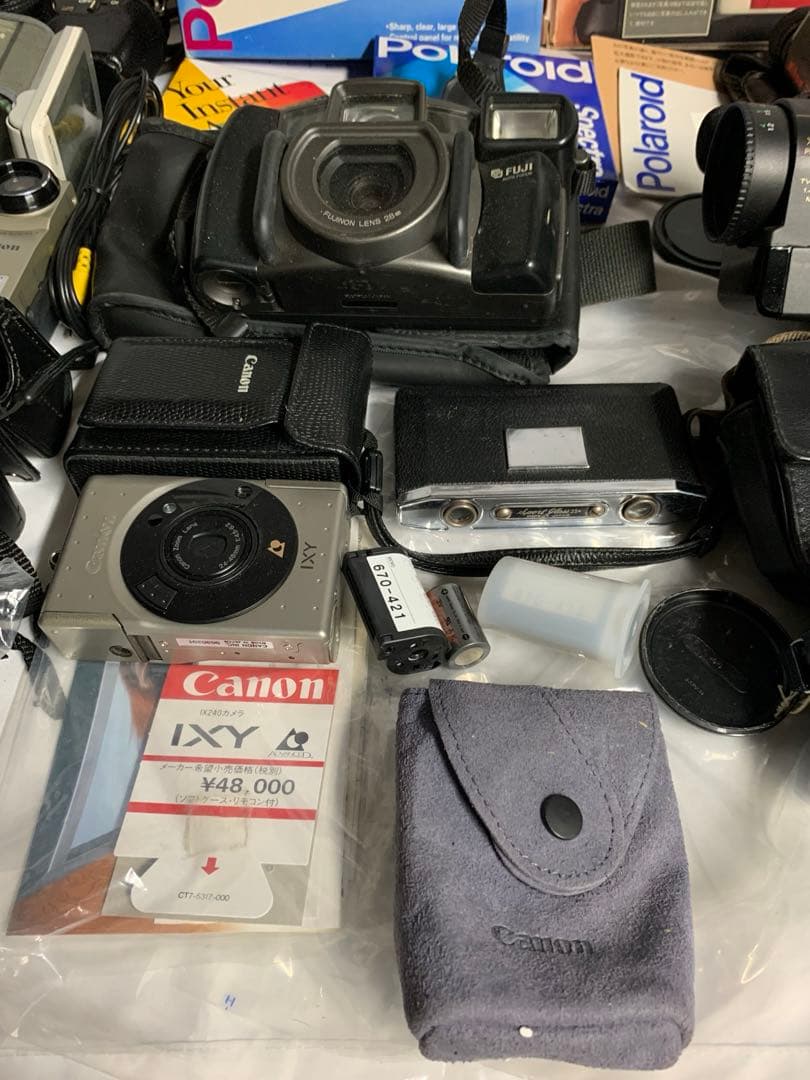 まとめ　カメラ　デジカメ　ビデオ　ポラロイド　望遠レンズ　大量　キャノン　ソニー