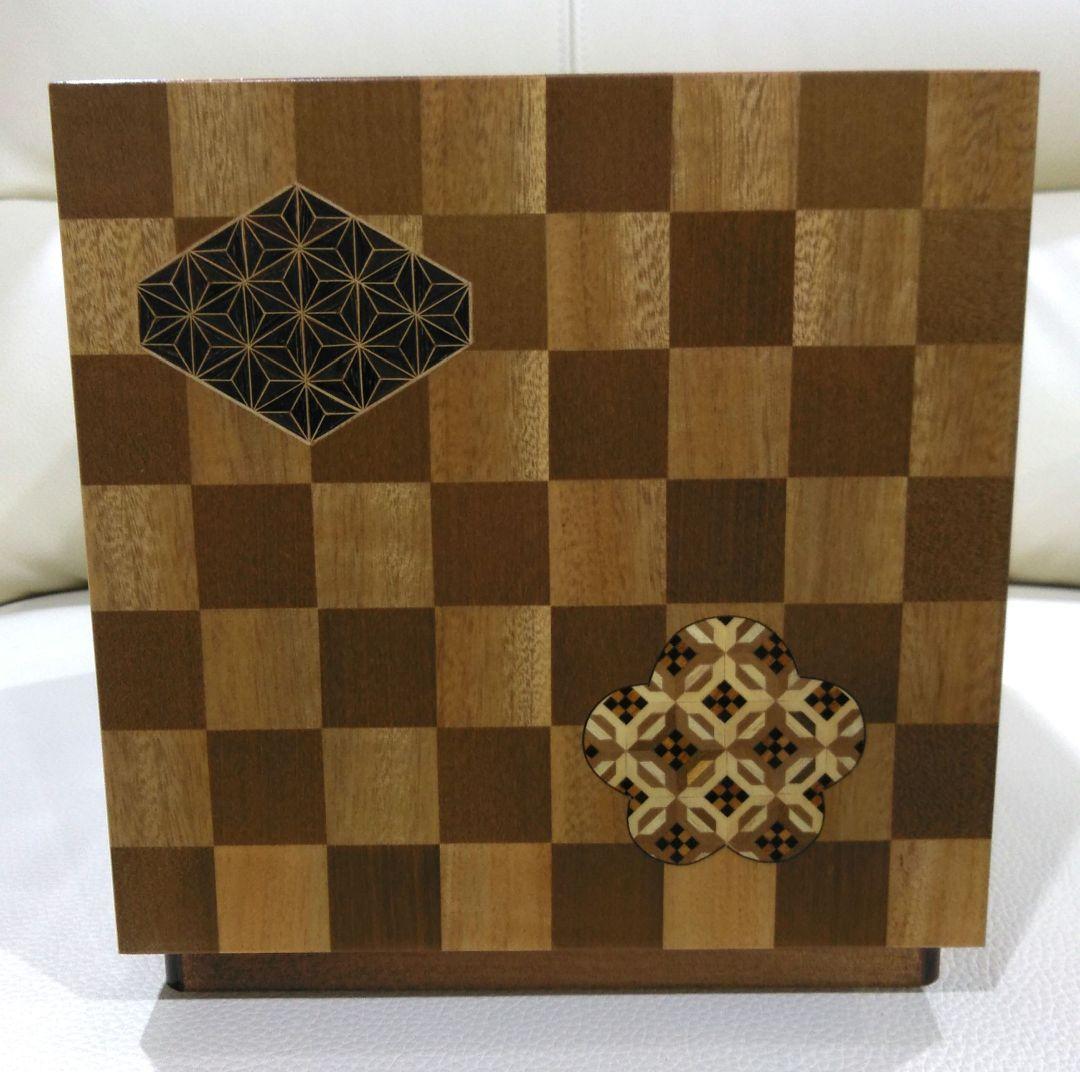 未使用　伝統工芸品　箱根寄木細工　つゆき　小箪笥　和箪笥　小物入れ　引き出し