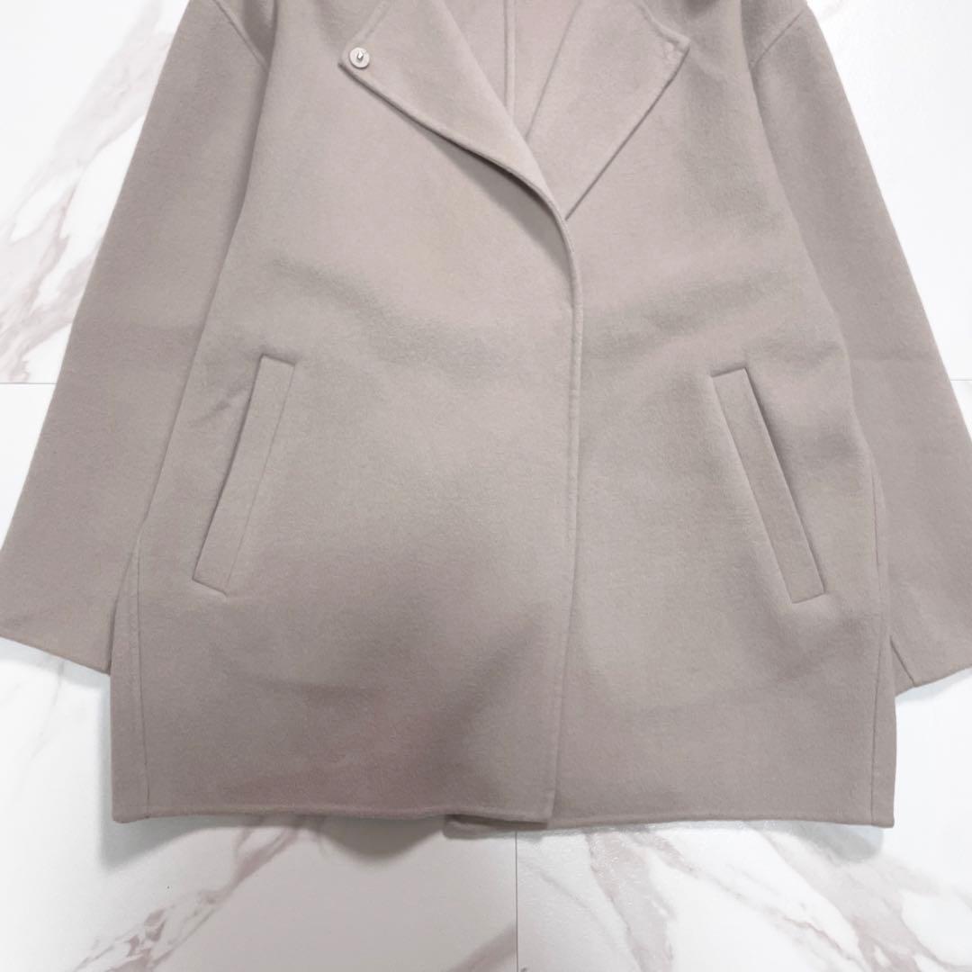 近年✨SLOBE IENA ダブルフェイスウールショートコクーンコート