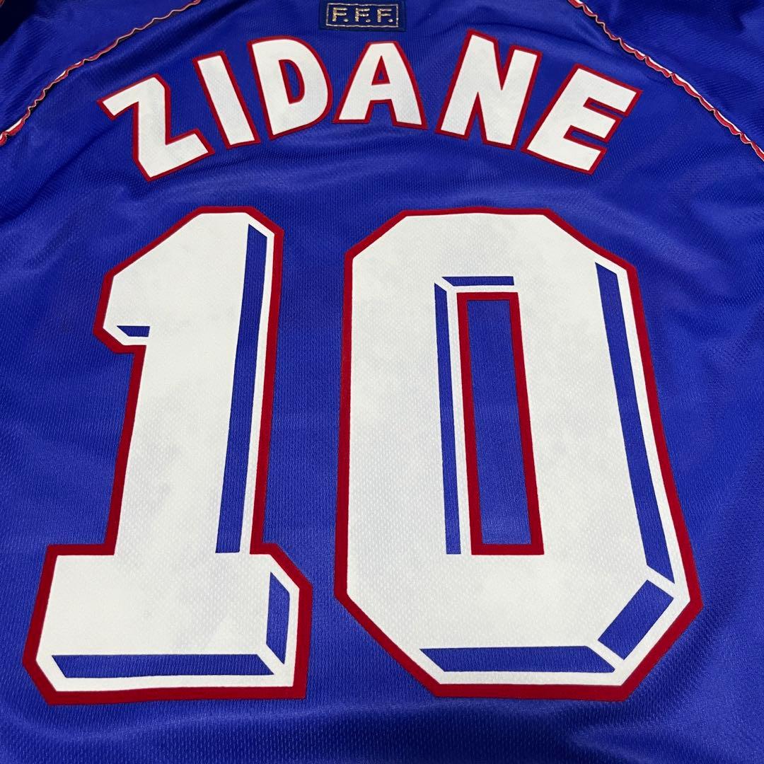 1998 フランス代表　ジダン　ホームユニフォー　BNWT