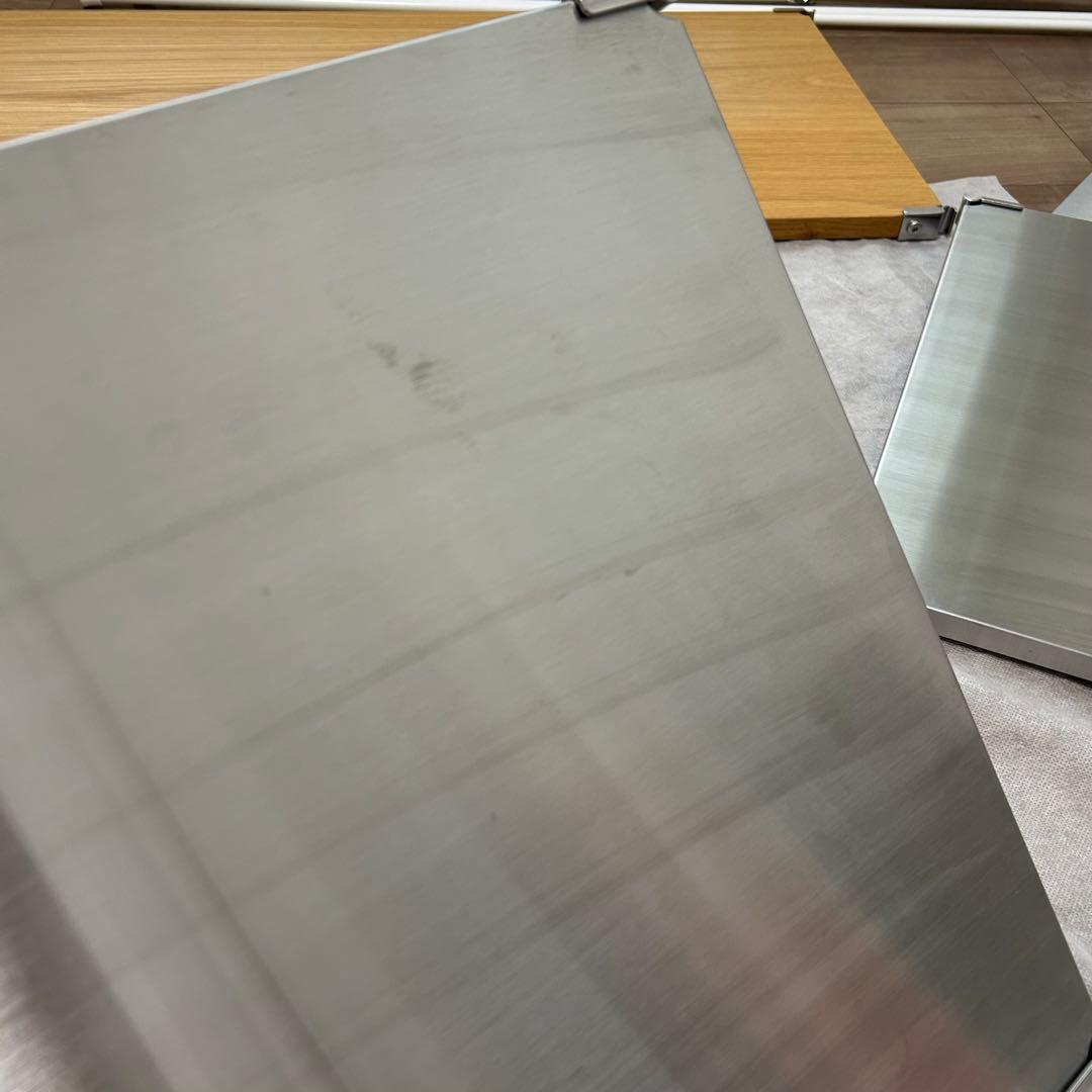 無印良品　スレンレスユニットシェルフ追加棚板　56cm用　3枚セット