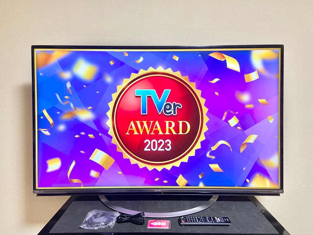 【今だけ優待価格】SHARP AQUOS｜55V型4K｜純正リモコン