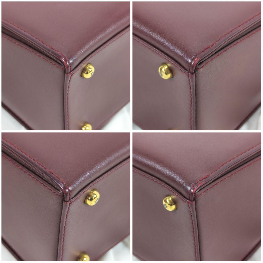 【極美品】 カルティエ ハンドバッグ マストライン ターンロック カード