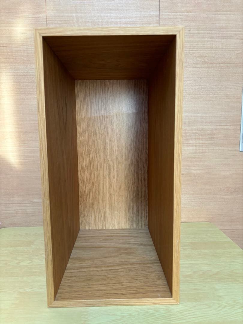 無印良品　スタッキングチェスト　ハーフオープン