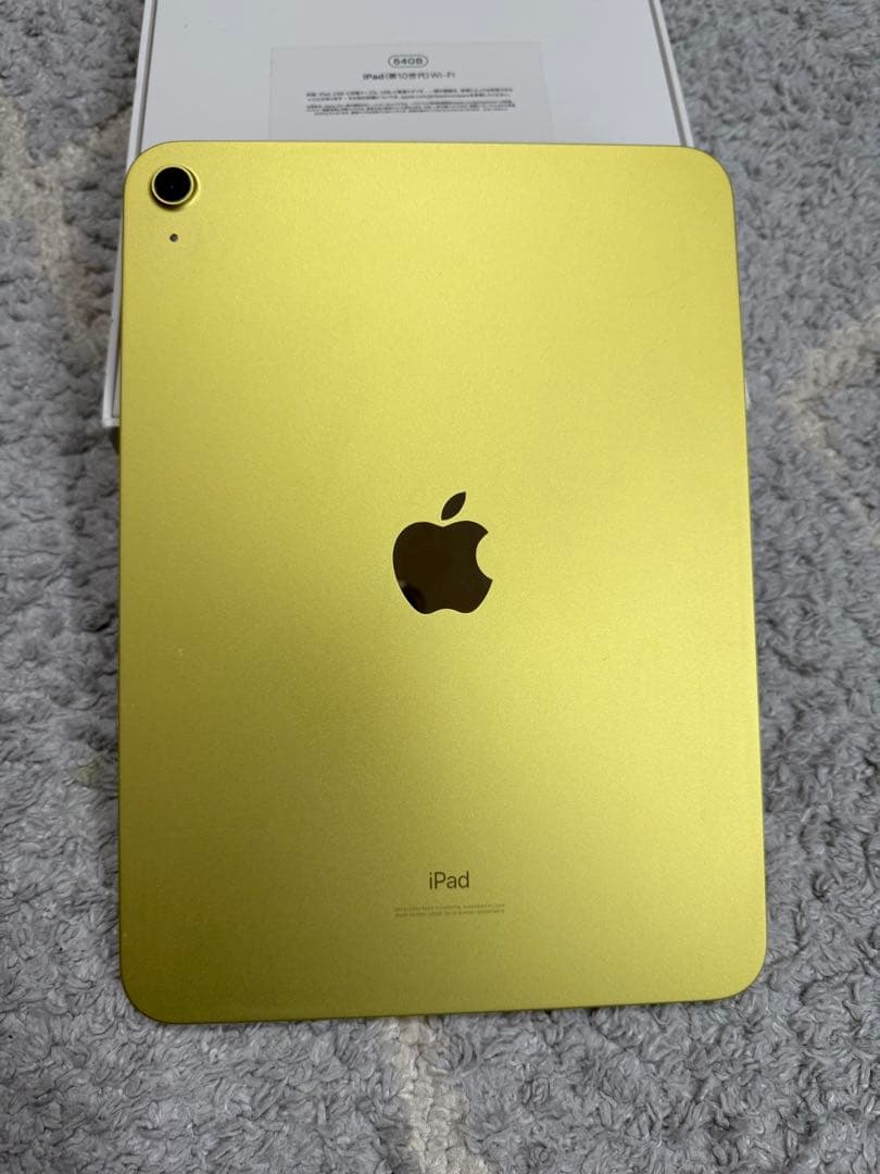 Apple iPad 第10世代　64GB 本体 充電器・箱付き