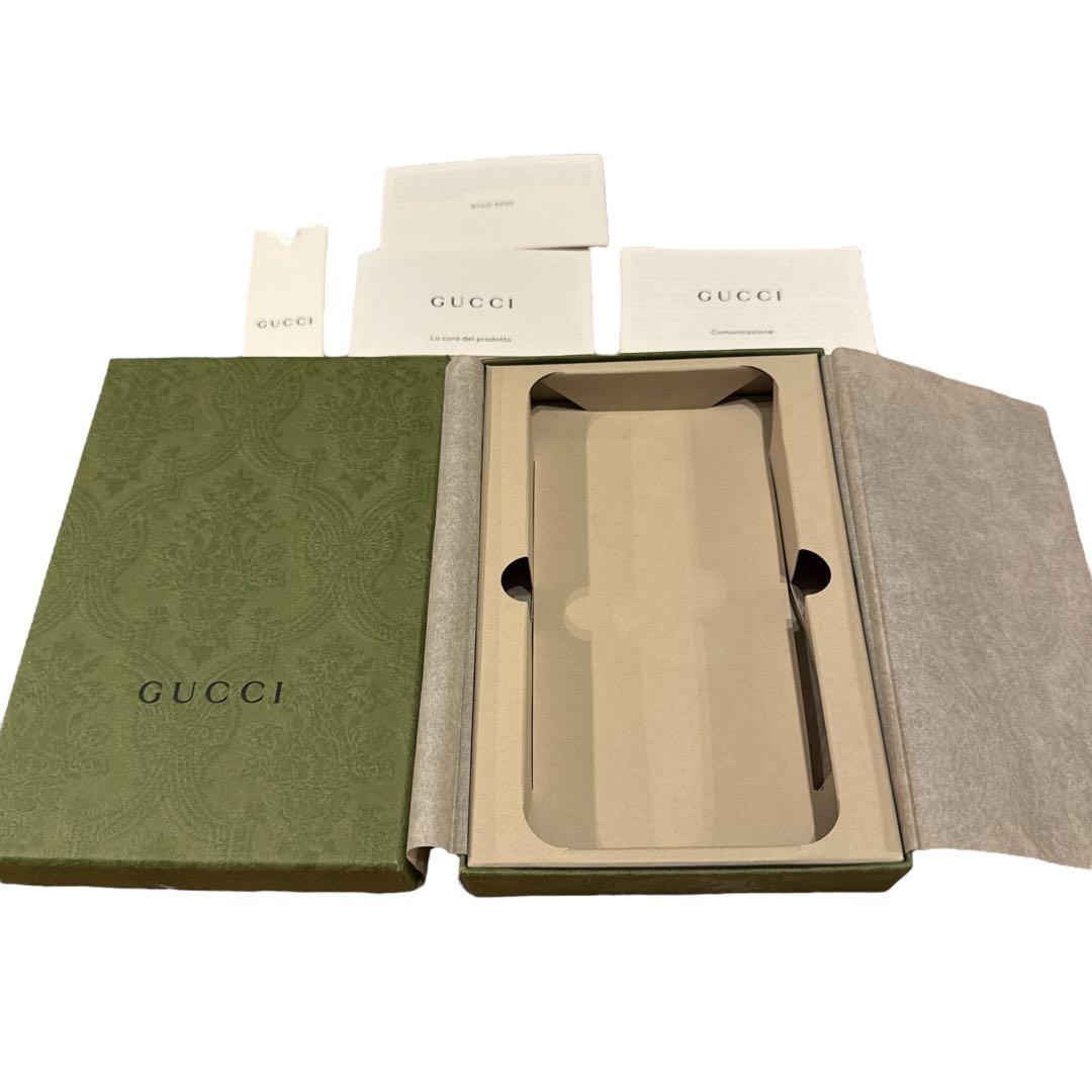 【美品】グッチ iPhoneケース GG柄キャンバスiPhone14/13対応