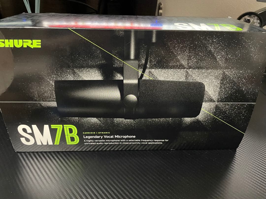 SHURE SM7B ボーカルマイクロフォン　ポップガード付