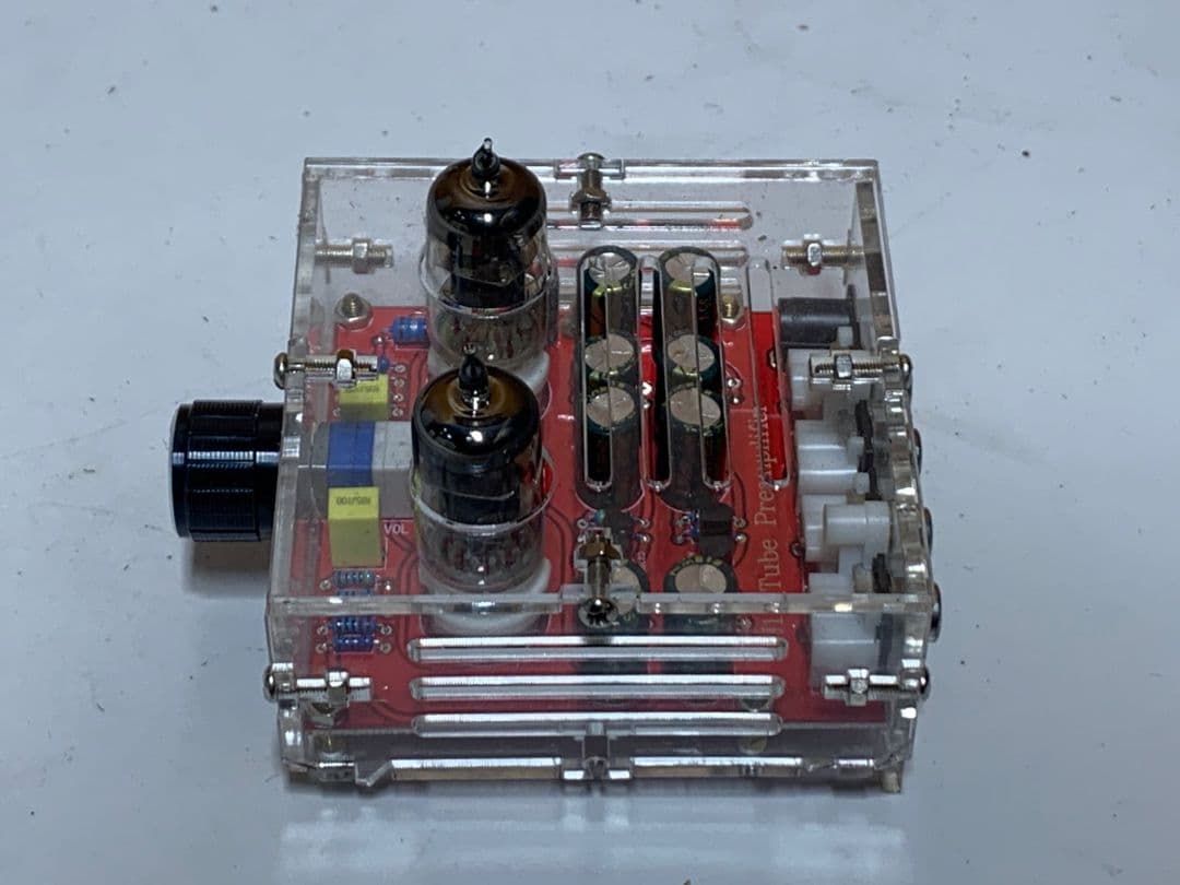 真空管アンプ 本体 透明アクリル XH-A201 2019年製