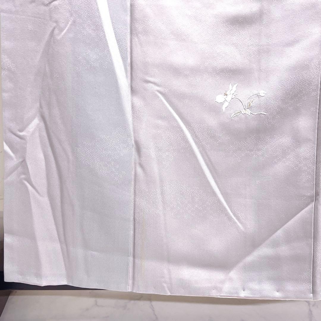 付け下げ　花模様　刺繍　グラデーション　紋無し　着物　026k