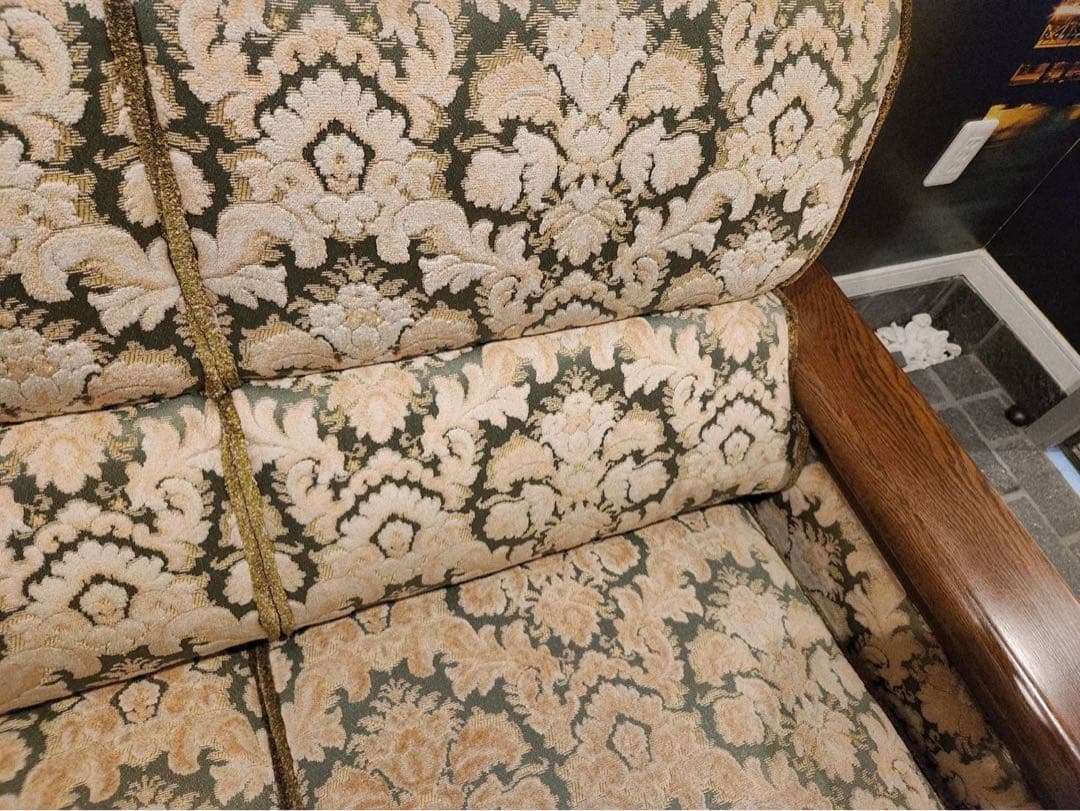 karimoku オールドカリモク コロニアル金華山3人掛けソファ