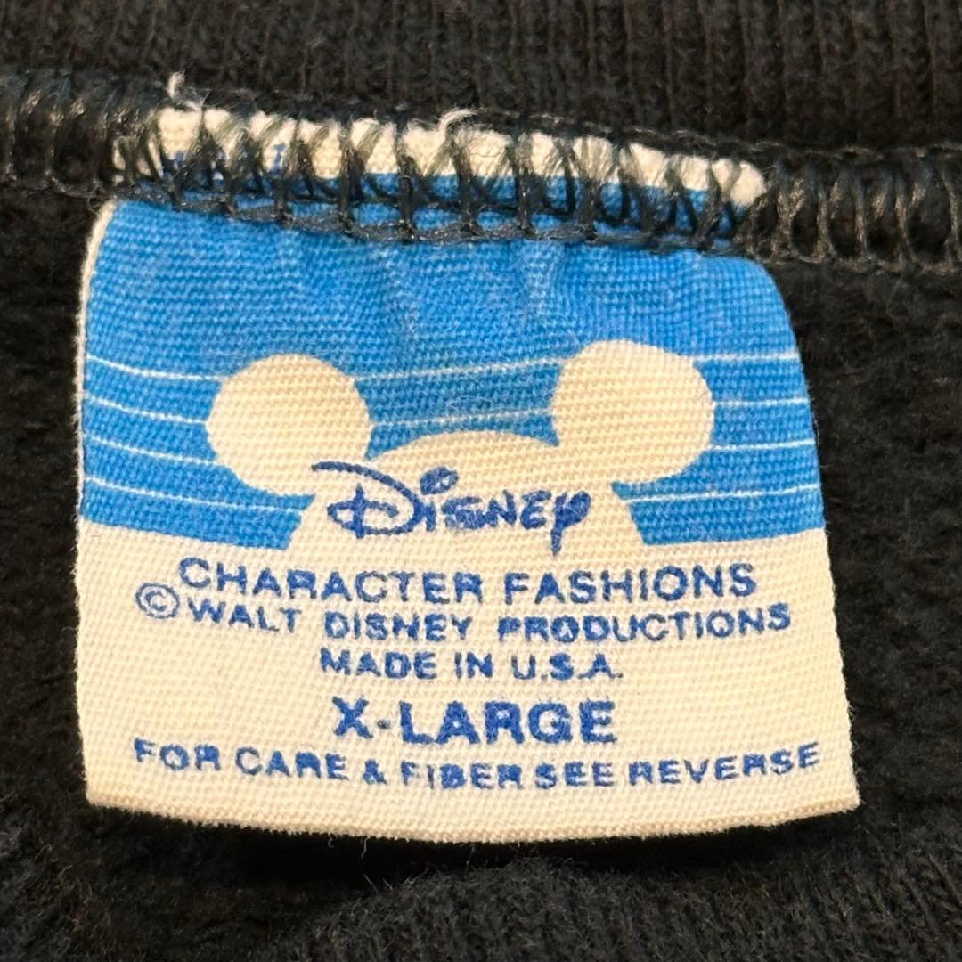 USA製！【Disney ディズニー】ミッキーマウススウェット　80s XL