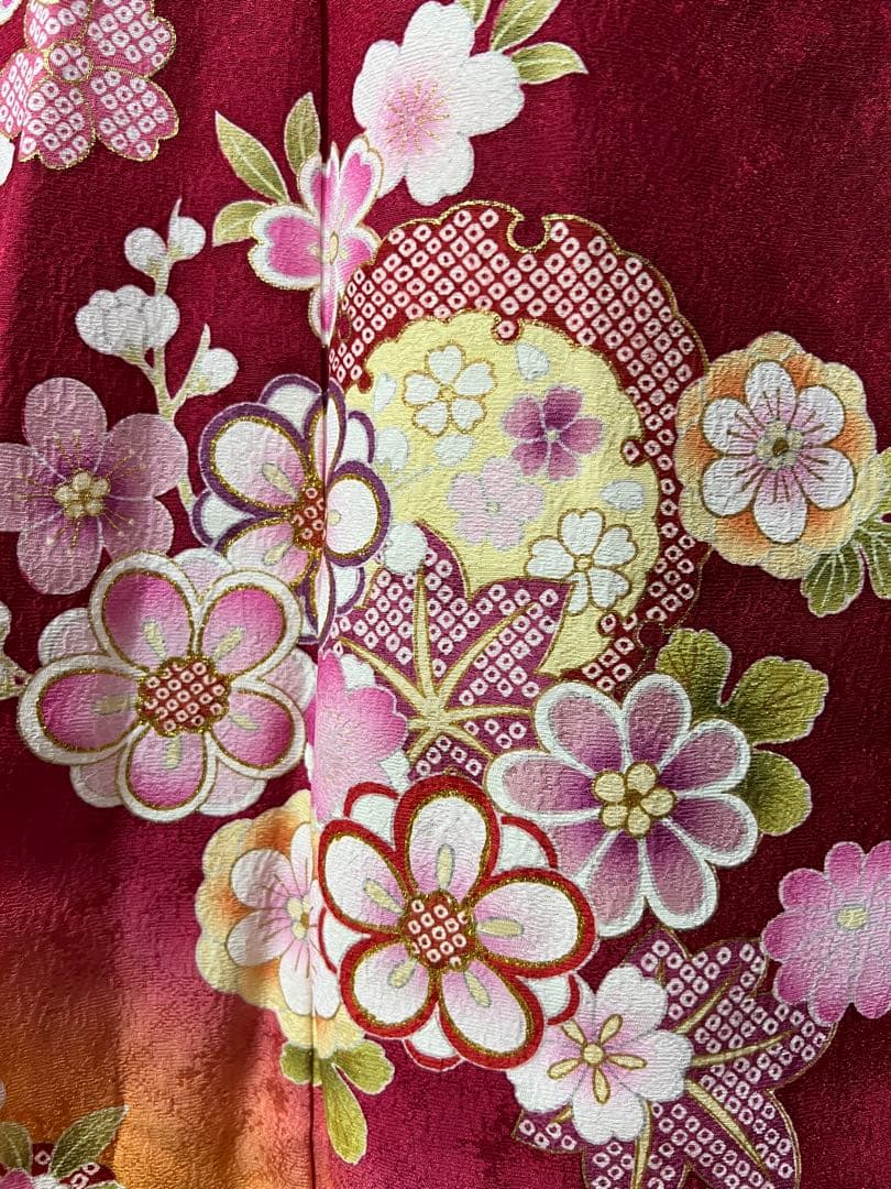 正絹振袖一式6点セット　トールサイズ