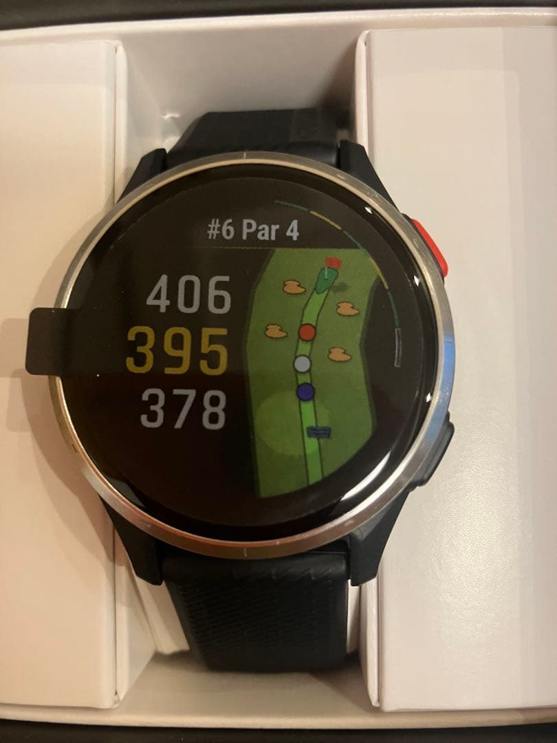 GARMIN APPROACH S44 ゴルフGPSウォッチ（ブラック）未使用品