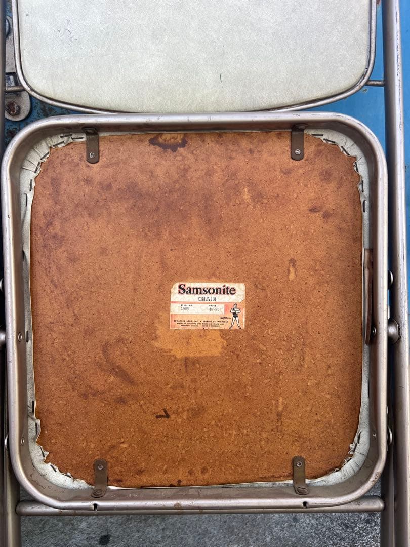 【2脚セット】USA Samsonite ヴィンテージ フォールディングチェア