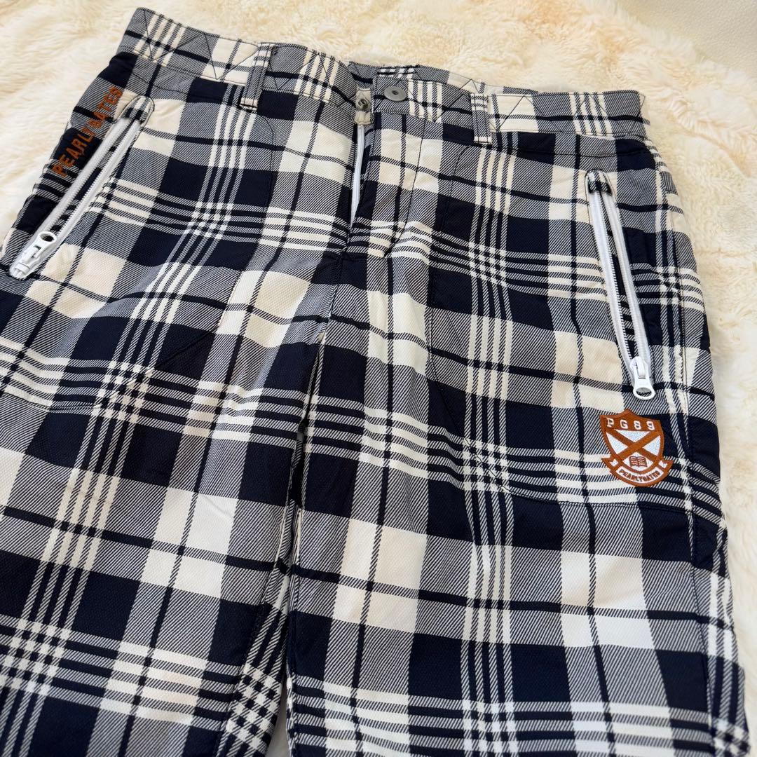 パーリーゲイツ ナイロンストレッチ ロゴジャガード 中綿パンツ 3