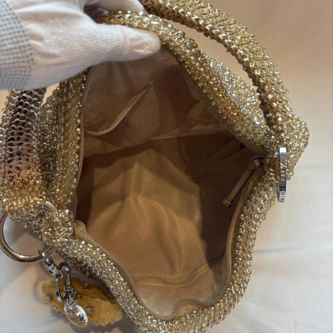 【美品】アンテプリマ ワイヤー ワンショルダー ゴールド　チャーム付き