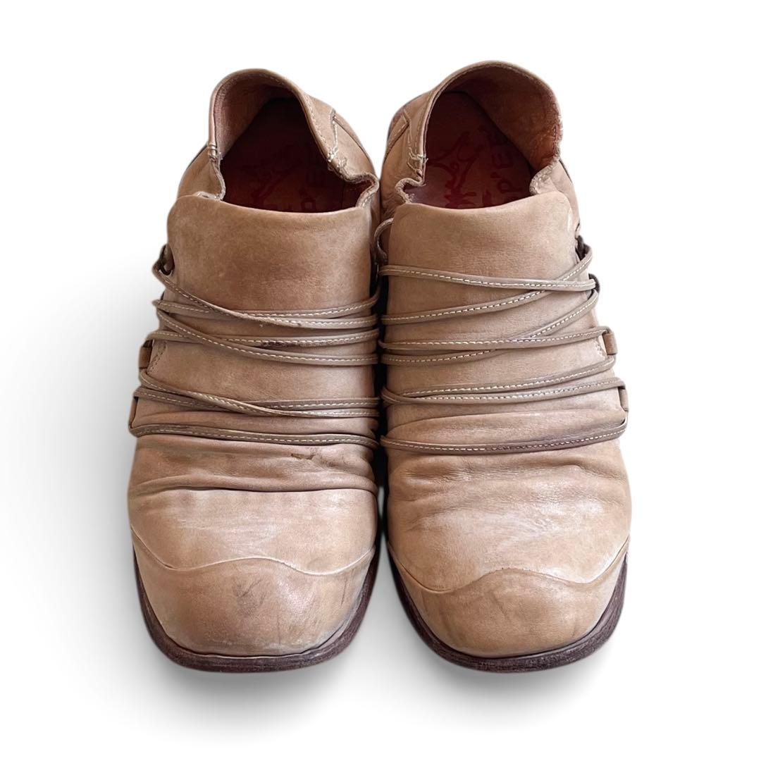 00s whoop-de-doo 鬼反り グルグル紐 レザーシューズ 革靴 本革