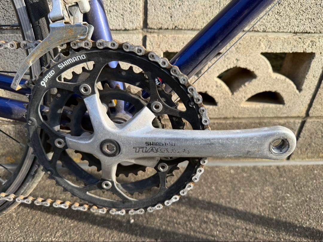 Bianchi Lupo ロードバイク　クロモリ　送料無料　ティアグラ　フレーム