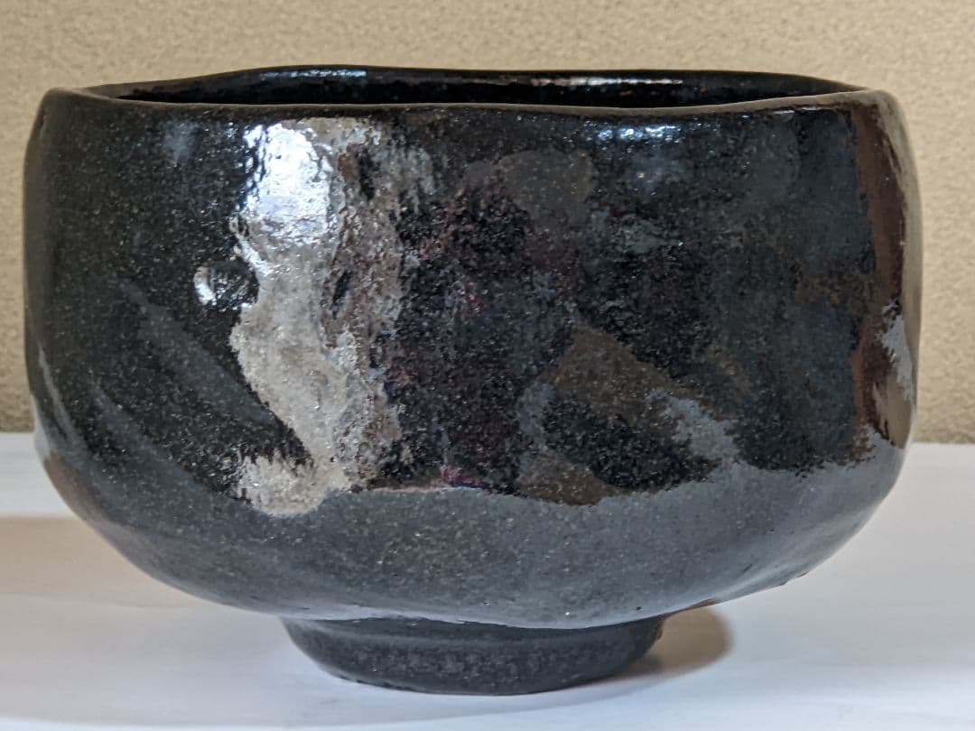 ♦茶道具 黒楽茶碗 抹茶碗 美術工芸品 アンティーク 骨董品 コレクション