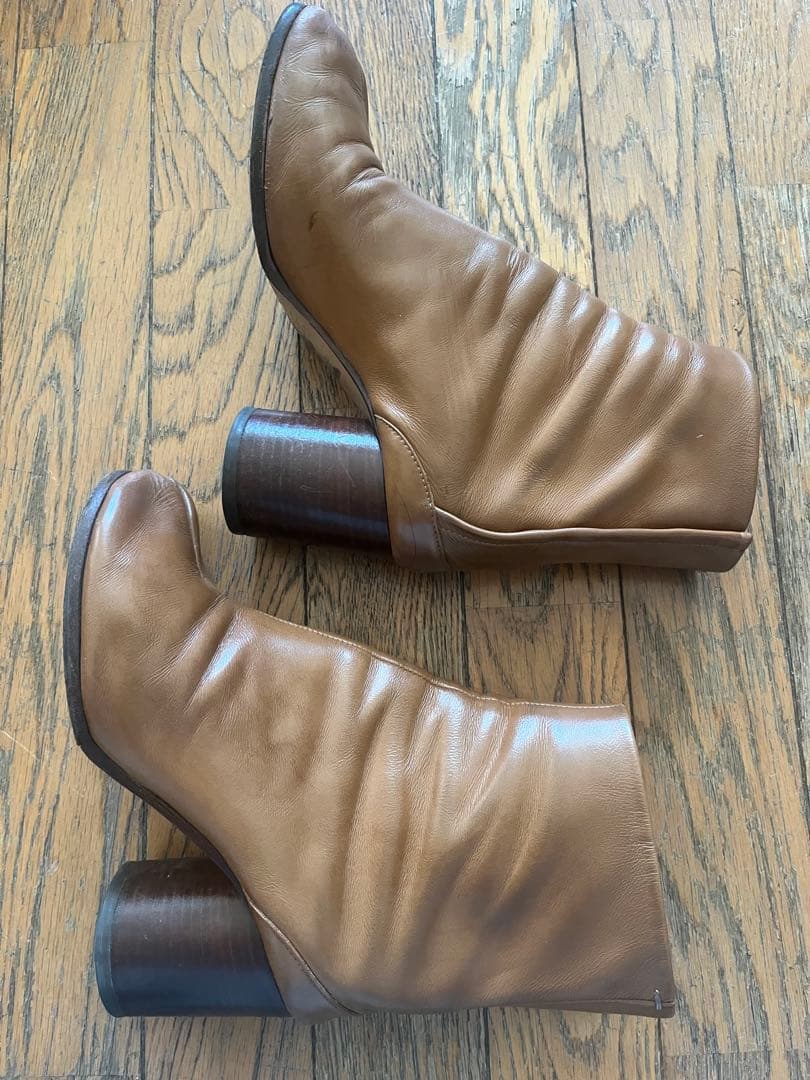 マルジェラ 足袋スーツ ブラウン 37.5 ダメージあり