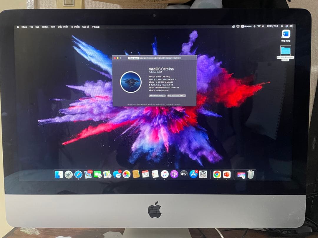 Apple iMac 27インチ macOS