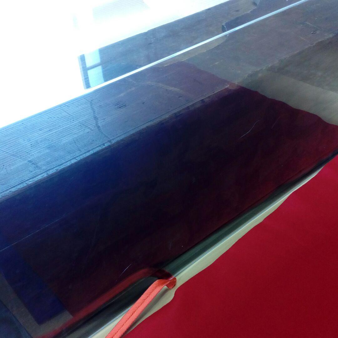 稀少レア江戸時代１８２９年豪商旧家蔵出大型サイズ時代木製箱アクリルケース入当時物