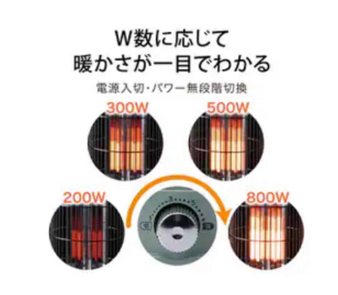 アラジン グラファイトフレームヒーターグリーン AEH-GF80A（G）