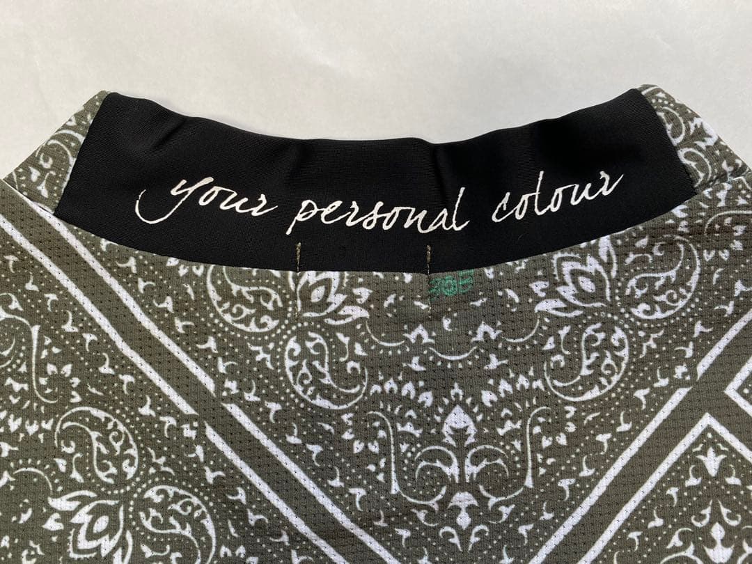 【BOB SPORT】GOLF半袖オリジナルバンダナ柄ハイネック