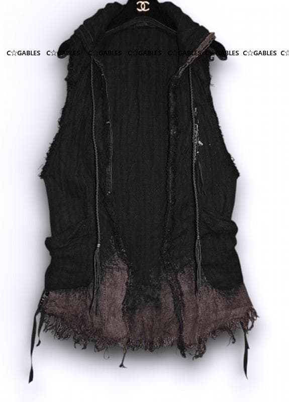 KMRII ケムリ　BLACK SHADOW フード付きベスト　激レア　希少