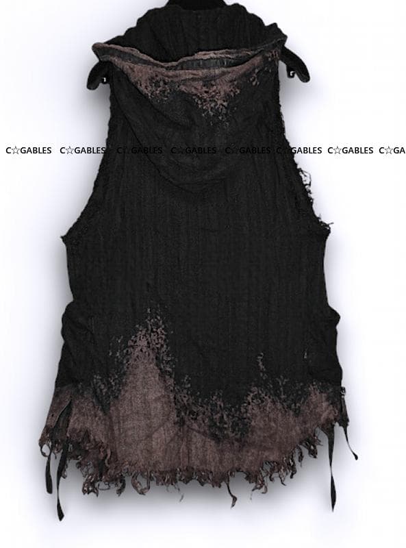 KMRII ケムリ　BLACK SHADOW フード付きベスト　激レア　希少