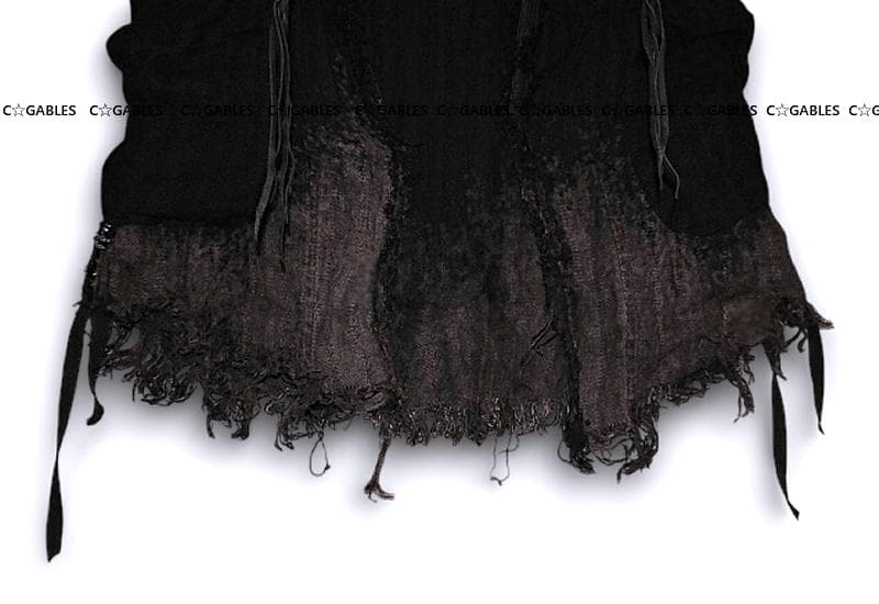 KMRII ケムリ　BLACK SHADOW フード付きベスト　激レア　希少