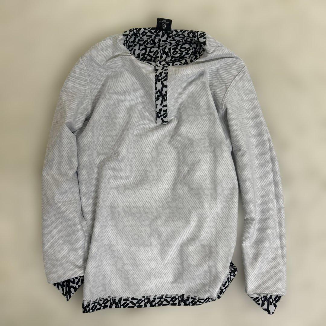 【極美品】piu1uguale3GOLF ロゴ　長袖ポロシャツ　ブラック　6