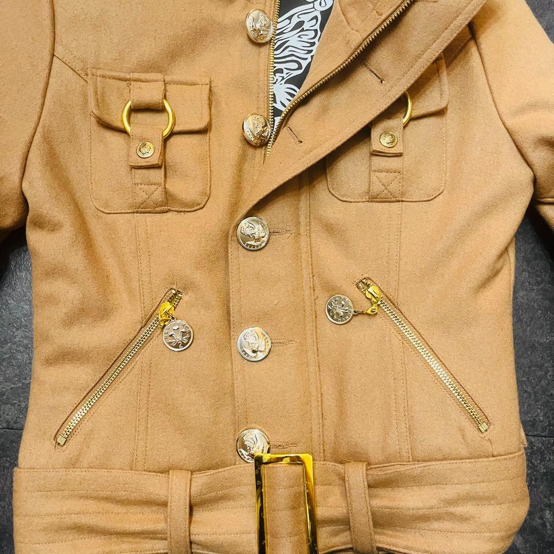 【平成ギャル】【希少】 d.i.a. 激レア厚手ミニ丈コートPコートジャケット